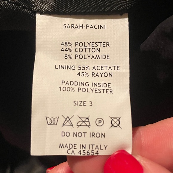 Sarah Pacini asymmetrical zip jacket - Picture 7 of 8